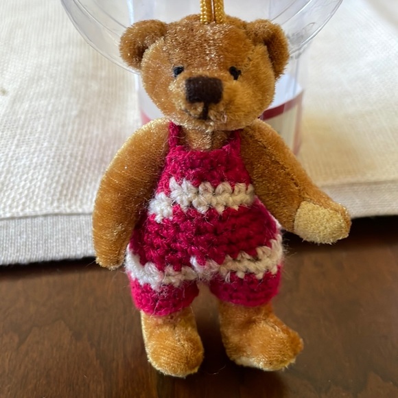 Rare Gund Holiday countdown to Christmas Mini Jointed bear ornament - Picture 1 of 7